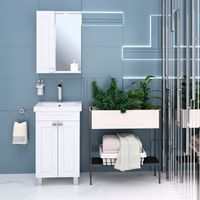 Тумба напольная с умывальником OSTIN 50 / AQUA DE MARCO 5050WCOST — фото 8, Тумбы с раковиной