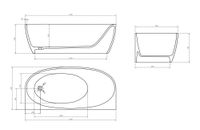 Карбоновая ванна ABBER Karbon AK9004 черная — фото 6, Ванны