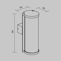 Настенный светильник (бра) Outdoor O451WL-01GF — фото 13, Уличное освещение