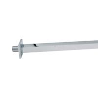 RICAMBI QUADRATO Кронштейн для верхнего душа, 22x22х400 mm., 1/2"x1/2", хром арт-32567 — фото 2, Кронштейны для верхнего душа