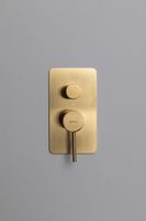 Смеситель для ванны Allen Brau Priority (с внутренней частью, 3 выхода) золото арт-5.31A11-GB — фото 3, Смеситель для ванны