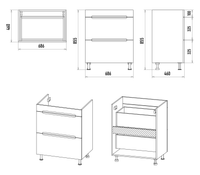 Тумба под раковину арт-Э-Бай06070-022Я — фото 11, Тумбы под раковину