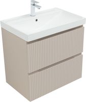 Тумба под раковину Aquanet Джейн (Flat) 70 бежевый арт-00343976 — фото 5, Тумбы под раковину