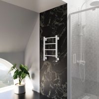 Полотенцесушитель электрический Grota Simple K 430х600 белый Simple K 430х600 RAL9016 EL — фото 2, Электрические полотенцесушители