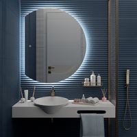 Зеркало с LED-подсветкой MOON (100*120) /AQUA DE MARCO Moon100/120 — фото 3, Зеркала в ванную комнату