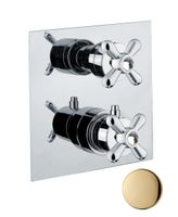 Смеситель для душа (термостат) Fiore MARGOT SKY (SWAROVSKI®) , золото арт-01OO0936 — фото 1, Смеситель для душа