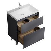 Товар: Тумба напольная "МЕРКАДО-70 см" с 2-я ящ. графит матовая (ум. Classica-70) арт-107073 - фото 5 Тумба напольная "МЕРКАДО-70 см" с 2-я ящ. графит матовая (ум. Classica-70) арт-107073 — фото 5, Тумбы под раковину