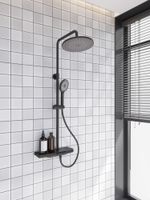 Товар: Душевая стойка ENNA, чёрный матовый EN-200-B-C4 - фото 2 Душевая стойка ENNA, чёрный матовый EN-200-B-C4 — фото 2, Душевые стойки