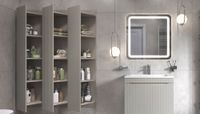 Шкаф навесной VELVEX Alba 400 287 — фото 3, Шкафы для ванной