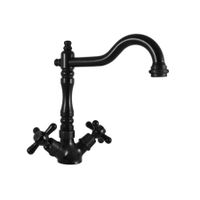 MK120.5/8CMAT MORAVA - смеситель классический кухонный, ЦВЕТ ЧЕРНЫЙ МАТОВЫЙ — фото 1, Смесители для кухни