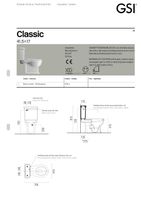 унитаз приставной CLASSIC компакт фаянсовый белый арт-871711 — фото 6, Напольные унитазы