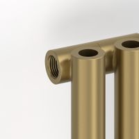 Отопительный радиатор Сунержа Эстет-0 1800х135 3 секции Золотой шёлк арт-32-0331-1803 — фото 1, Радиаторы отопления