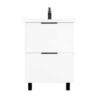 Тумба под раковину VIANT БЕРЛИН 60 напольная белый арт-VBER60MDBEL-T2Y — фото 2, Тумбы под раковину