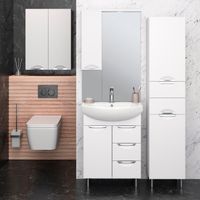 Товар: Зеркальный шкаф ELEGANSE 65 /хром/левый/ AQUA DE MARCO 1065CELE/L - фото 5 Зеркальный шкаф ELEGANSE 65 /хром/левый/ AQUA DE MARCO 1065CELE/L — фото 5, Зеркальные шкафы в ванную