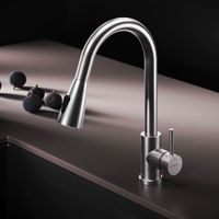 F85B07511 X-Joy S, смеситель для кухни с вытягивающимся изливом, сатин — фото 8, Смесители для кухни