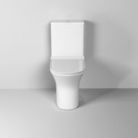 Унитаз напольный Grossman Classic GR-4465SQ (640х350х800) безободковый,белый с тонкой крышкой,микролифт,смыв торнадо,2 места — фото 4, Напольные унитазы