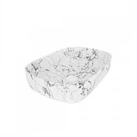 Раковина чаша Maretti FL13NS66-740MR, белый мрамор — фото 1, Раковины накладные