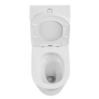 Унитаз-моноблок AZARIO Nimbus 360x680х813 безободковый, система слива "скрытое торнадо", в комплекте с быстросъемным сиденьем микролифт арт-AZ-6080-AP — фото 3, Напольные унитазы