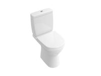 Унитаз-компакт, Villeroy&Boch, O'Novo, с открытым смывным краем Compact, тип установки-напольный, ширина, мм-360, глубина, мм-610, высота, мм-400, форма чаши-овальная, выпуск-горизонтальный, бачок-необходимо заказать, сиденье в комплекте-необходимо заказать, крепёж-есть для скрытого монтажа, цвет-альпийский белый, с системой экономии воды AQUAREDUCT®: объем воды для смыва 3/4,5 литра 5689R001 — фото 1, Унитазы