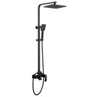 Товар: Душевая стойка ABBER Wasserfall AF8616BL с изливом, черный матовый - фото 1 Душевая стойка ABBER Wasserfall AF8616BL с изливом, черный матовый — фото 1, Душевые стойки