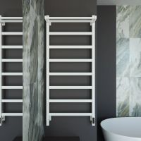 Полотенцесушитель электрический Grota Lore 530х1200 белый Lore 530х1200 RAL9016 EL — фото 3, Электрические полотенцесушители