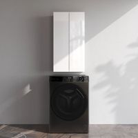 M85CHX0502WG X-Joy, Шкаф навесной с дверками, 50 см, белый глянец — фото 7, Шкафы для ванной