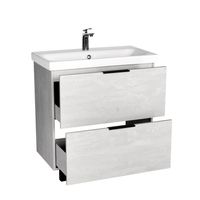 Тумба под раковину VIANT БЕРЛИН 80 напольная цемент арт-VBER80MDC-T2Y — фото 1, Тумбы под раковину