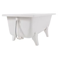 Ванна MALTA 157 см из литьевого мрамора NOVA GEL с каменными ножками/ Aqua de Marco 1160WMAL_GEL — фото 7, Ванны