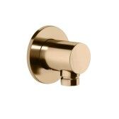 Шланговое подсоединение, Gessi, Anello, стандарт подвода воды-1/2", цвет-Warm Bronze PVD арт-63469.735 — фото 1, Шланговые подключения