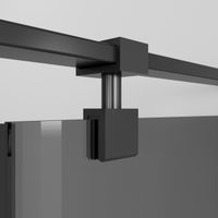 Товар: Душевое ограждение Niagara Nova NG-2831-34BLACK (90х90х195) квадрат,черный матовый,дверь распашная,стекло тонированное,1 место - фото 12 Душевое ограждение Niagara Nova NG-2831-34BLACK (90х90х195) квадрат,черный матовый,дверь распашная,стекло тонированное,1 место — фото 12, Квадратные душевые уголки