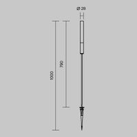 Ландшафтный светильник Outdoor O487FL-L3GF3K1 — фото 4, Уличное освещение