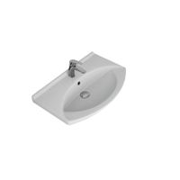 ЛАГУНА, 65 см, мебельный умывальник, керамический, Dreja арт-192529 — фото 3, Раковины подвесные