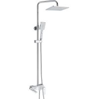 Душевая система Rose , белый/хром арт-R1436F — фото 1, Душевые стойки