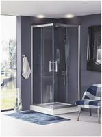 Душевой уголок Aquanet Delta Cube NPE1142 90x90, прозрачное стекло 00183212 — фото 10, Душевые уголки