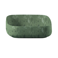 Раковина Artceram Cognac Quadro накладная без отверстий цвет Mint арт-COL009 95 00 — фото 1, Раковины накладные