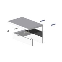 Бумагодержатель с полкой для телефона Timo Petruma никель арт-15243/13 — фото 1, Держатели туалетной бумаги