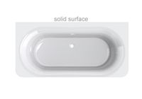 Ванна ПРИМА, SOLID 1850х900 01010079 — фото 1, Ванны из искусственного камня