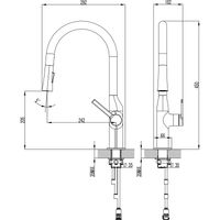 Товар: Смеситель для кухонной мойки Azario VINCENTE выдвижной излив, керамический картридж, графит арт-AZ-VPV569064AJ - фото 1 Смеситель для кухонной мойки Azario VINCENTE выдвижной излив, керамический картридж, графит арт-AZ-VPV569064AJ — фото 1, Смесители для кухни