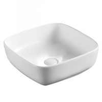 Раковина Azario 40х40х14 накладная, белая арт-AZ41016 — фото 3, Раковины накладные