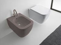 Товар: Биде Scarabeo TEOREMA 2.0 подвесное с одним отверстием цвет песочный матовый арт-5127 52 - фото 2 Биде Scarabeo TEOREMA 2.0 подвесное с одним отверстием цвет песочный матовый арт-5127 52 — фото 2, Биде подвесные