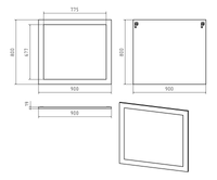 Зеркало арт-П-Куп02090-012 — фото 2, Зеркала в ванную комнату