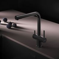 Товар: Func, смеситель для кухни с L-изливом с каналом для питьевой воды, черный арт-F8F05722 - фото 8 Func, смеситель для кухни с L-изливом с каналом для питьевой воды, черный арт-F8F05722 — фото 8, Смесители для кухни