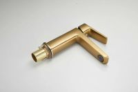 Смеситель для раковины BELZ , брашированное золото арт-B10715-5 — фото 7, Смесители для раковины