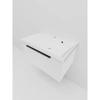 Тумба под раковину подвесная La Fenice SIMPLA , белая арт-FNC-01-SIM-B-80 — фото 4, Тумбы под раковину