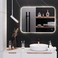 Зеркало с LED-подсветкой MILAN (60*80) /AQUA DE MARCO MIL60/80 — фото 5, Зеркала в ванную комнату