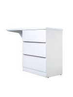 Orange Sistema Тумба напольная с правой раковиной 130 см под стиральную машину, белый арт-ST-70TUW+RAR — фото 2, Тумбы с раковиной