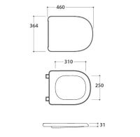 Сиденье с крышкой GLOBO LALITA с микролифтом быстросъемное цвет белый матовый LT020BO — фото 2, Сиденья для унитаза
