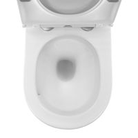 Унитаз подвесной Azario PRO (круглый) СКРЫТОЕ ТОРНАДО безободковый унитаз в комплекте с сидением микролифт скрытая система смыва 490*370*360 мм арт-PRO-0001 UQ3 — фото 8, Подвесные унитазы