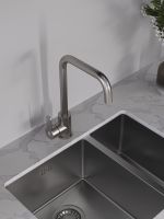 Orange Steel M99-006ni смеситель для кухни однорычажный, никель — фото 11, Смесители для кухни