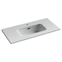 CN7026 Раковина мебельная накладная Compact 810x395x170, цвет белый — фото 1, Раковины встраиваемые сверху